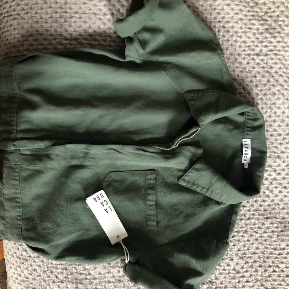 Lacausa Milwood Jumpsuit (GREEN) - Picture 4 of 7